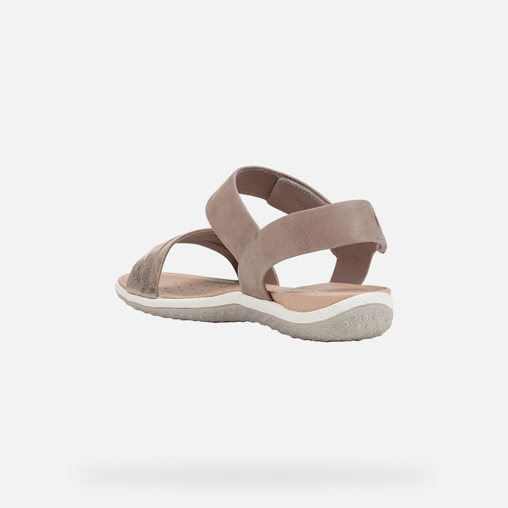 Sandalias Geox Senhora Bege - Vega - GRMVY5301